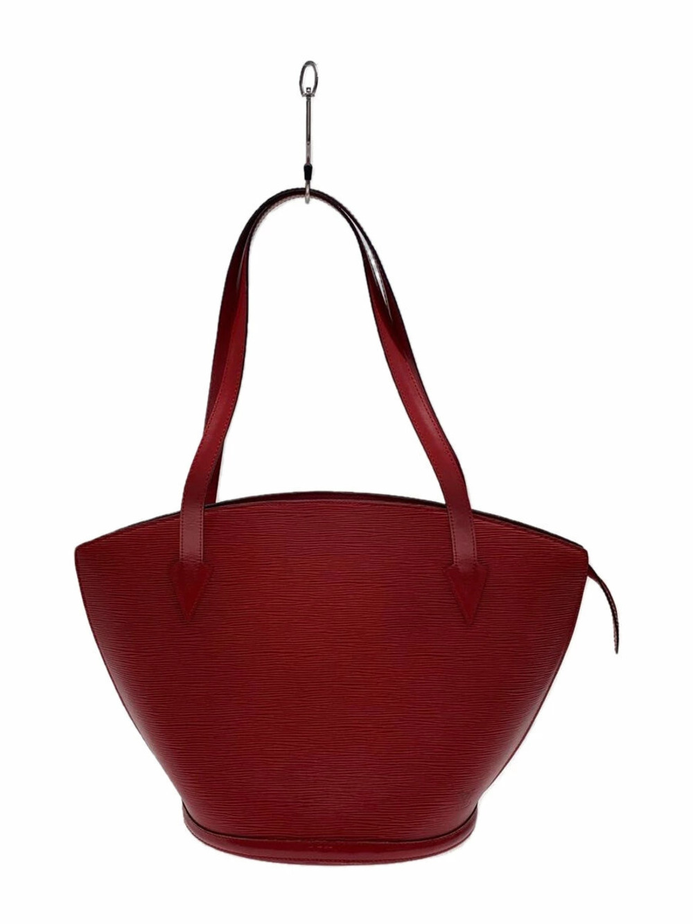 LOUIS VUITTON Saint Jacques Epi Leather RED Handle